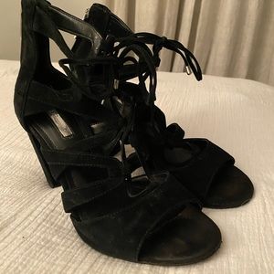 Bcbgeneration black suede heels